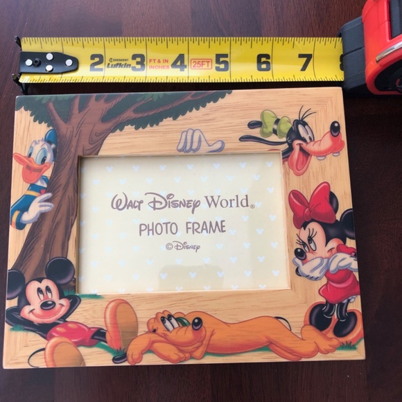 Vintage Walt Disney World 4" x 6" photo picture frame NIB Mickey Mouse - Picture 3 of 5